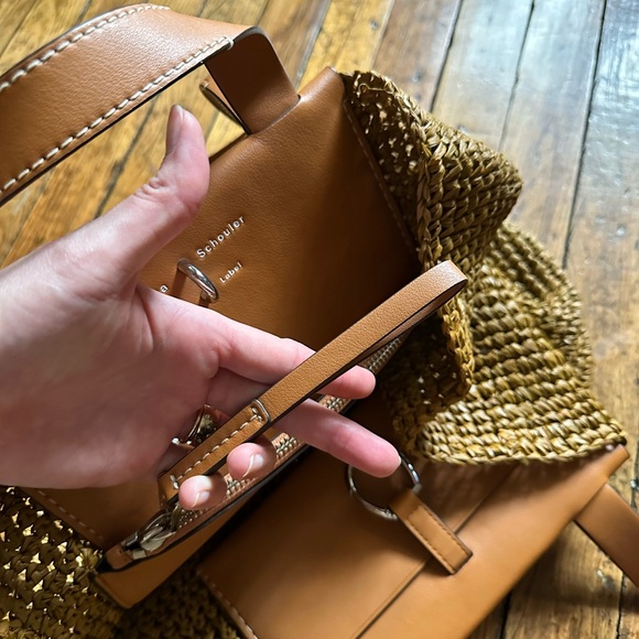 Proenza Schouler White Label Raffia Tote - Picture 14 of 16